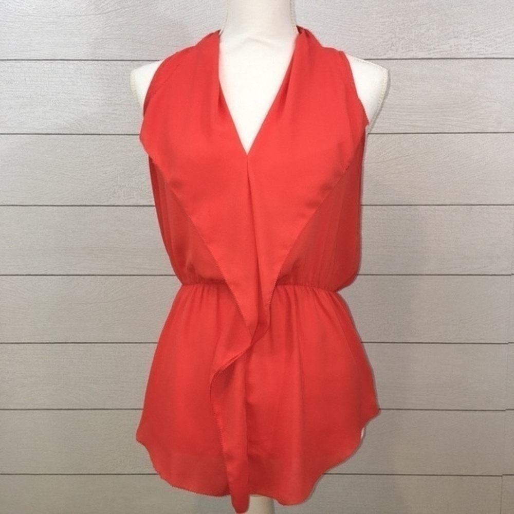 BB Dakota Sleeveless  Ruffle Top.